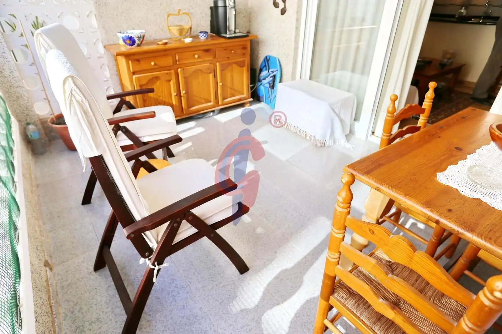 Terraza de Apartamento en venta en Guardamar del Segura con Aire acondicionado, Calefacción y Parquet