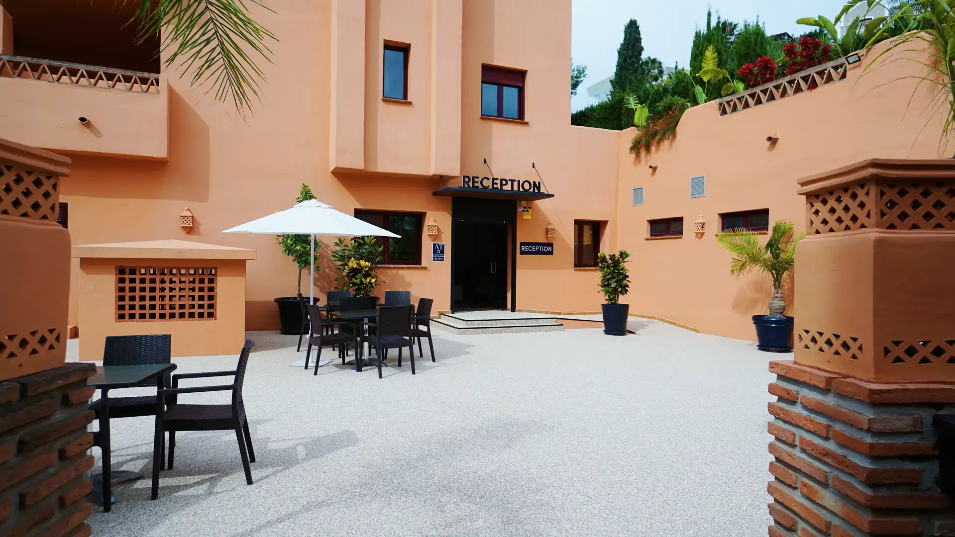 Terrassa de Apartament de lloguer en Benahavís amb Aire condicionat, Moblat i Forn