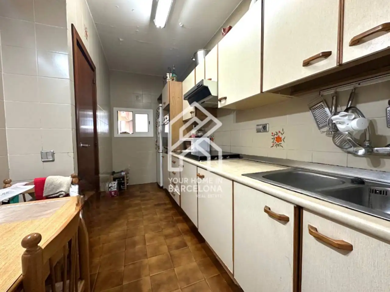 Kitchen of Flat for sale in Barcelona  with Heating and Balcony