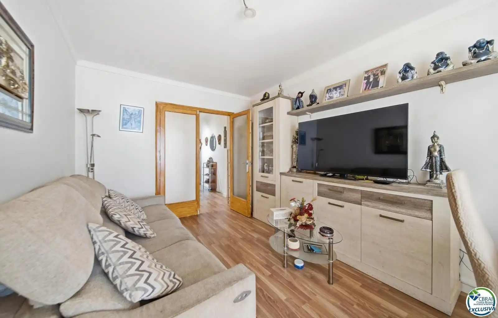 Sala d'estar de Apartament en venda en Roses amb Aire condicionat