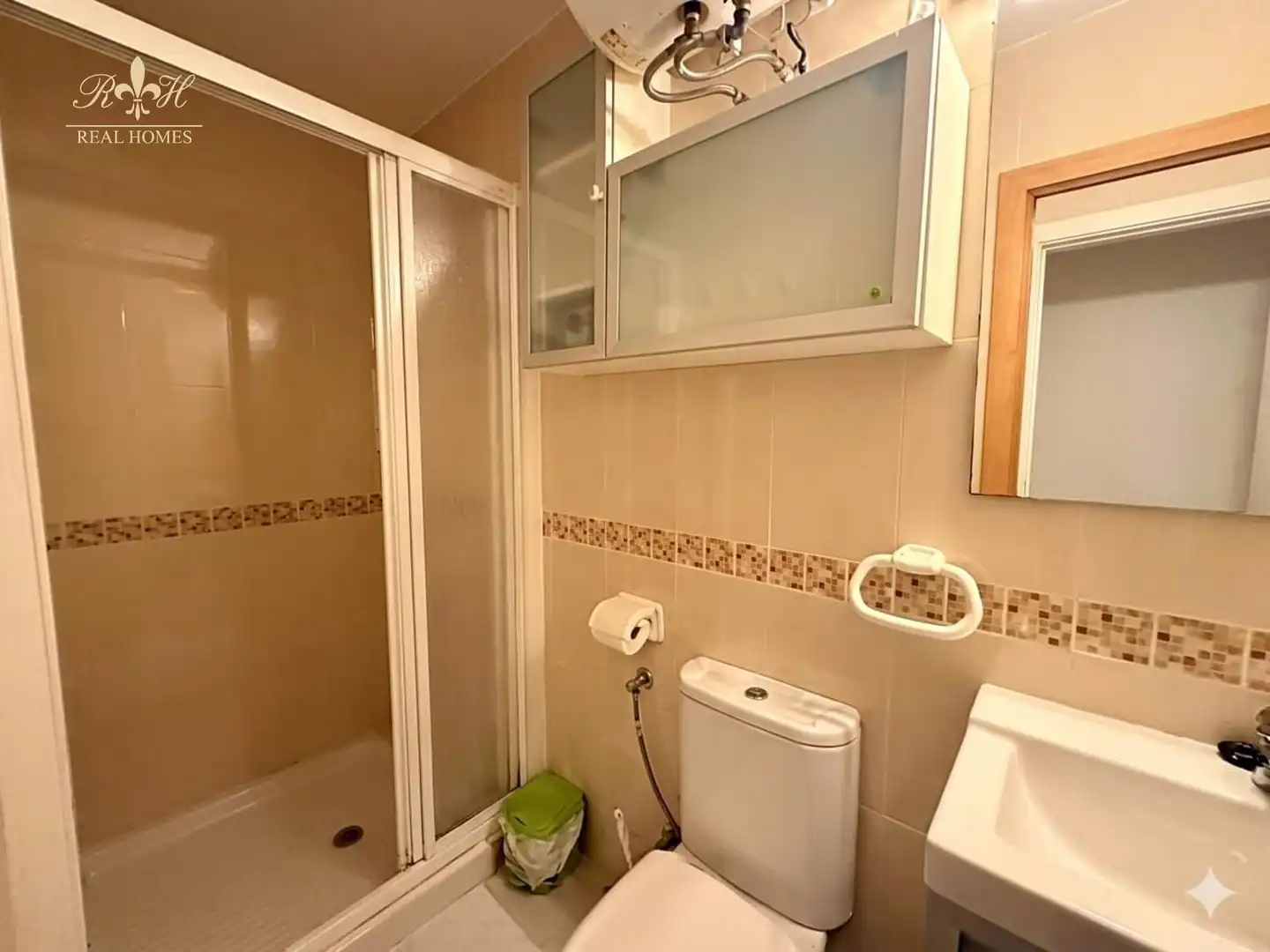 Bathroom of Flat for rent in L'Alfàs del Pi  with Air Conditioner and Furnished
