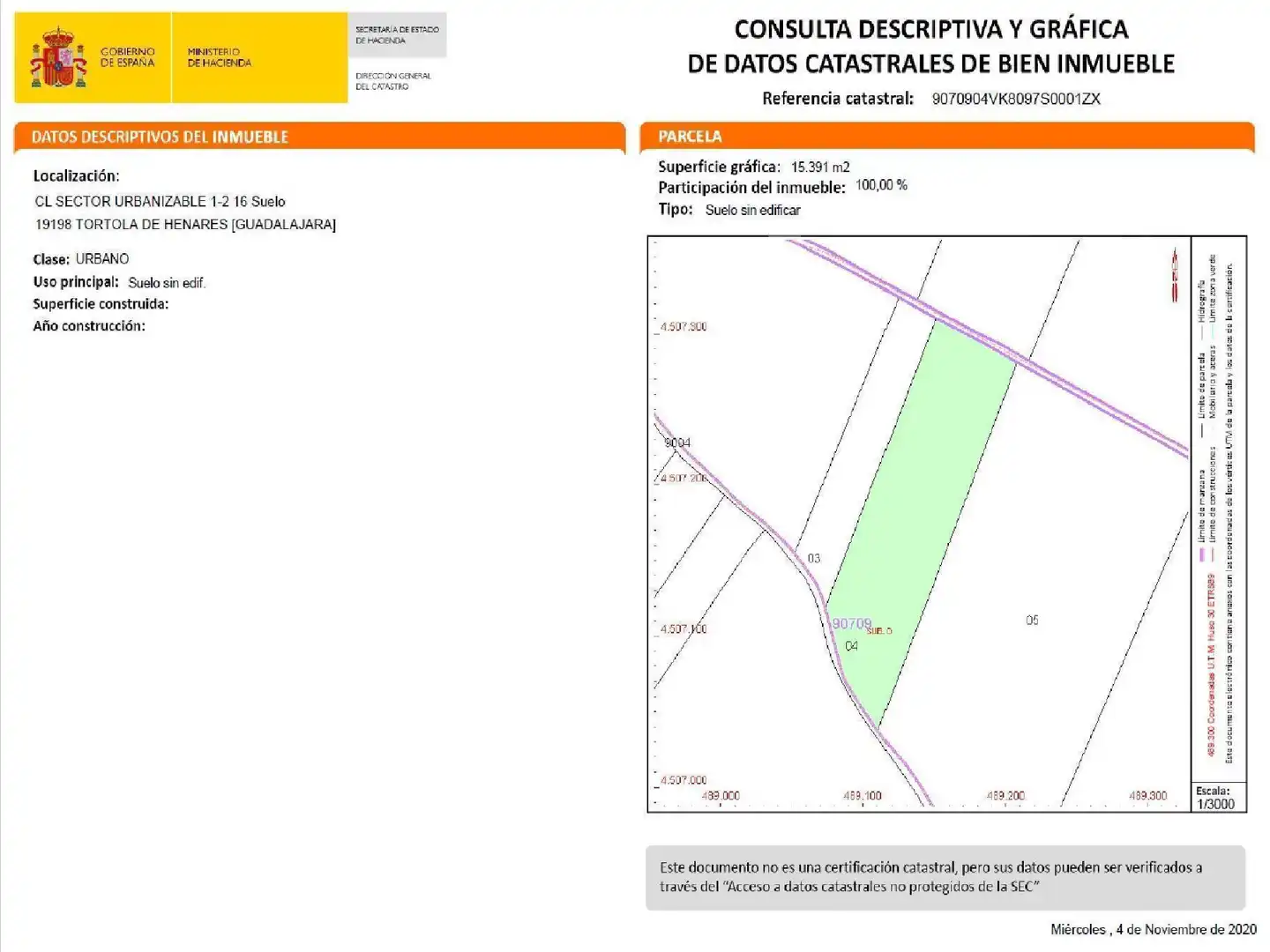 Terreny rústic en venda a Tórtola de Henares, imagen 10