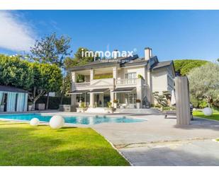 Exterior view of House or chalet for sale in Castelldefels  with Air Conditioner, Heating and Terrace