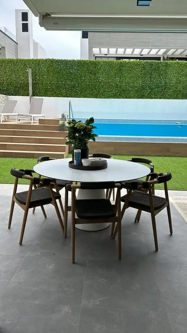 Terrace of Detached homes for rent in Marbella  with Air Conditioner, Heating and Private garden