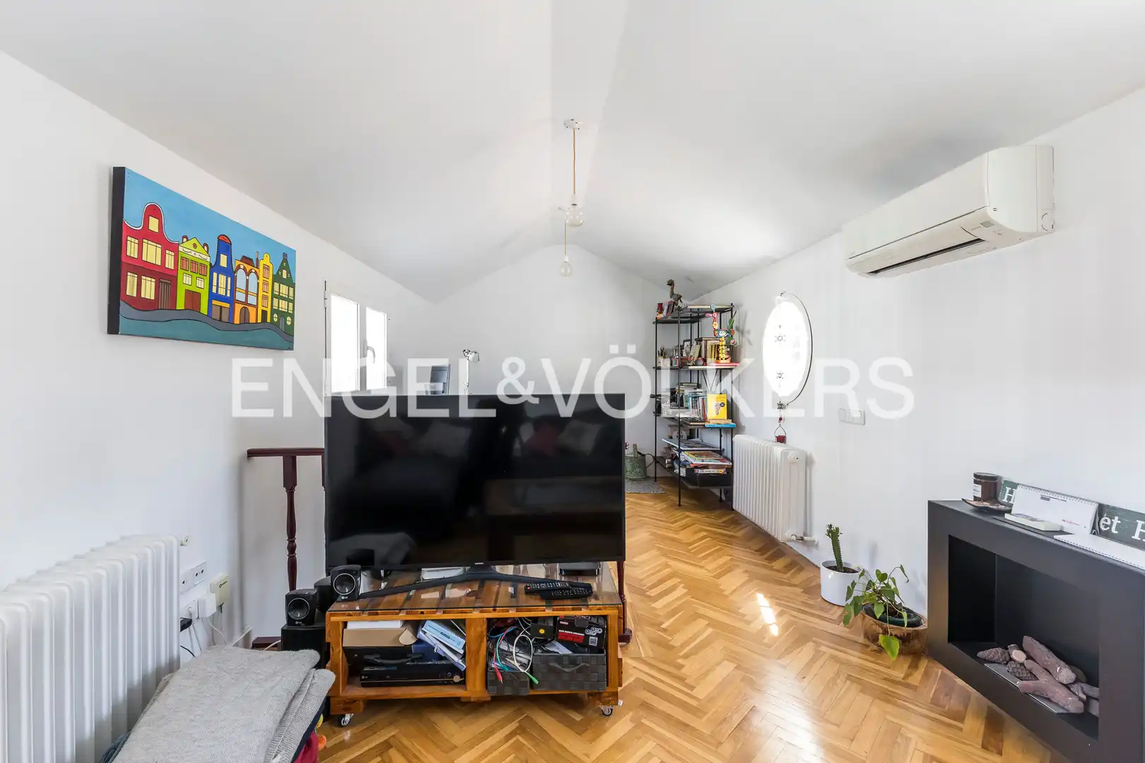 Wohnzimmer von Wohnung zum Verkauf in Madrid mit Klimaanlage und Heizung