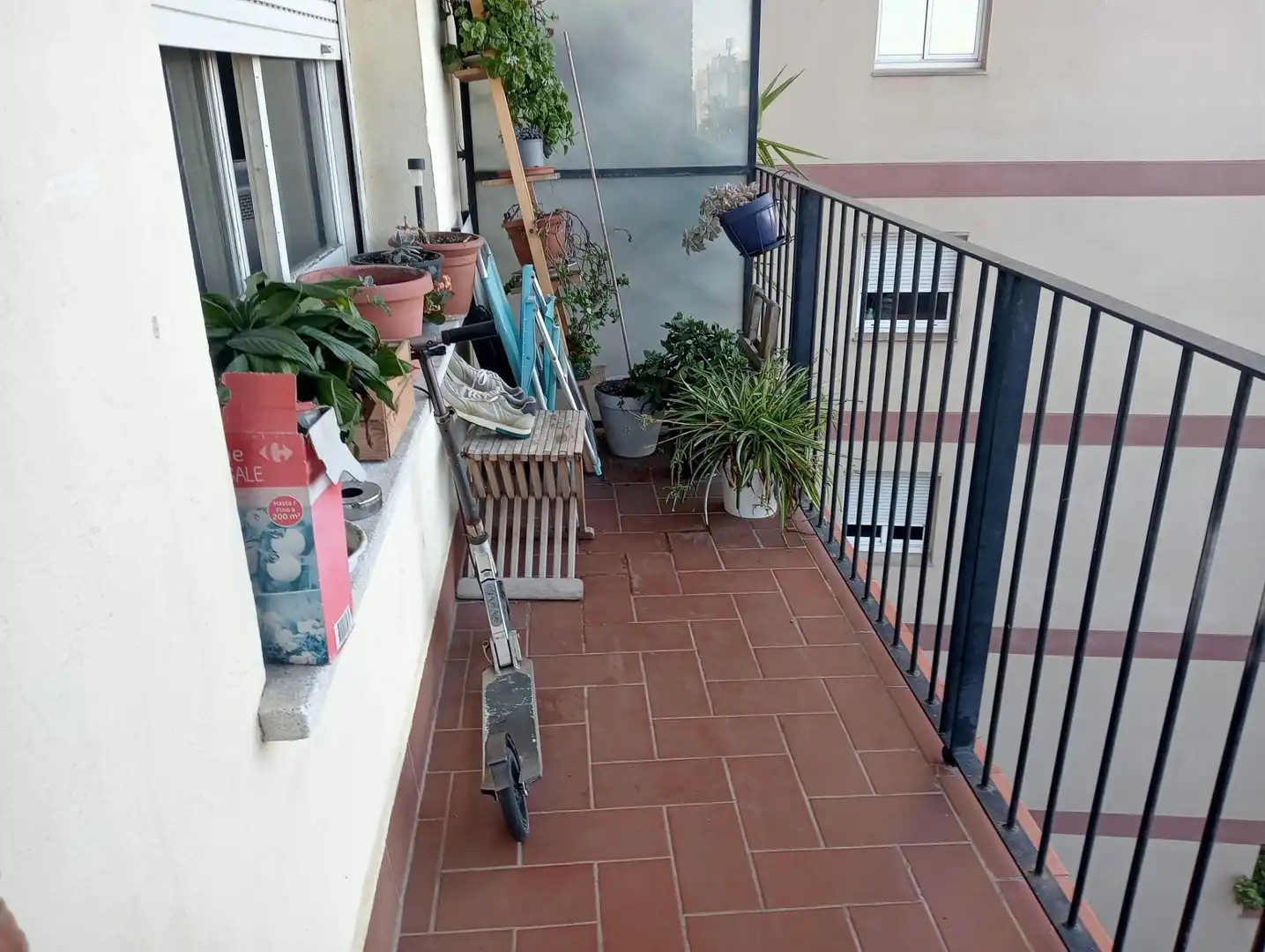 Terrasse von Wohnung zum Verkauf in Badalona mit Parkett