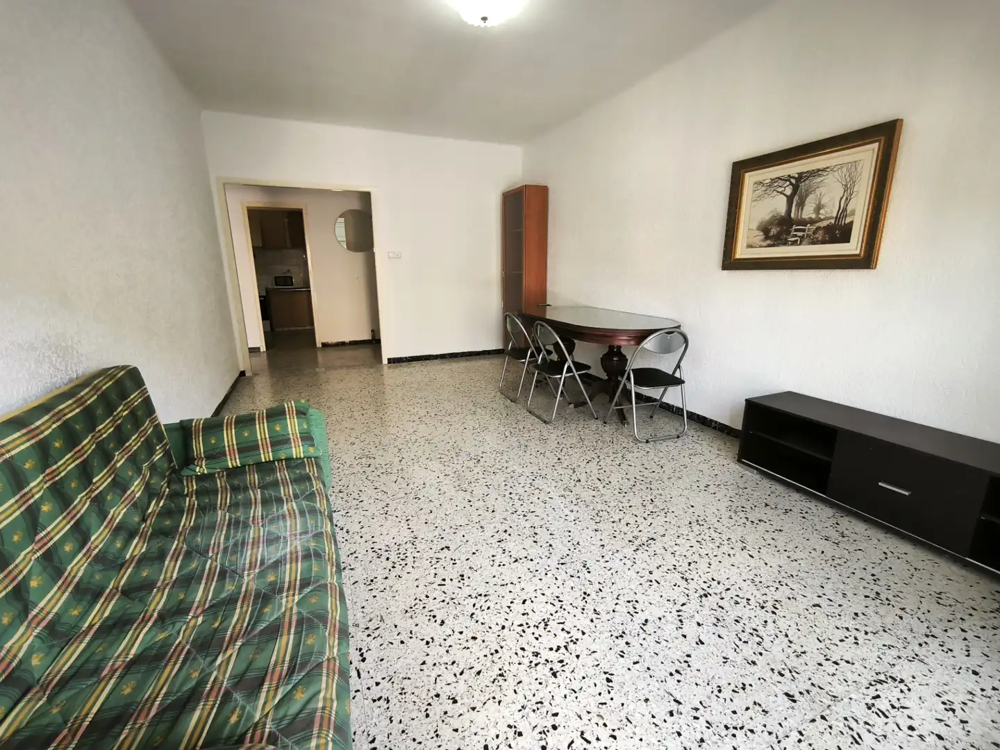 Sala de estar de Piso en venta en L'Aldea con Aire acondicionado, Trastero y Amueblado