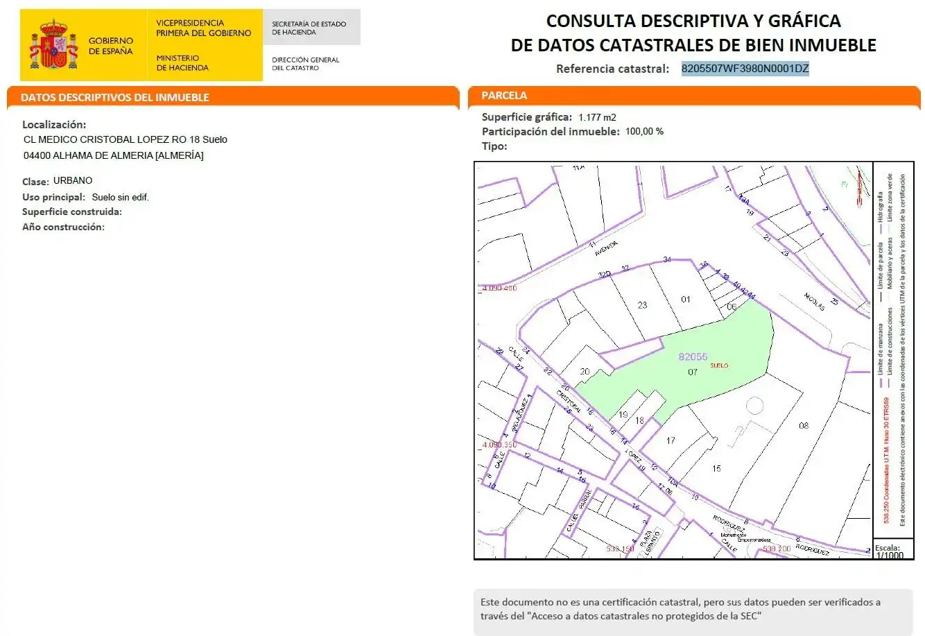 Residential land for sale in Calle del Médico Cristóbal López Rodríguez 18, imagen 2