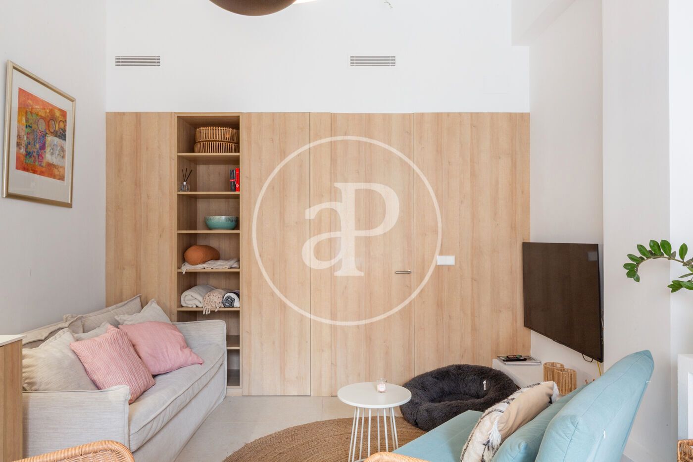 Sala d'estar de Casa adosada en venda en  Valencia Capital amb Aire condicionat, Calefacció i Terrassa