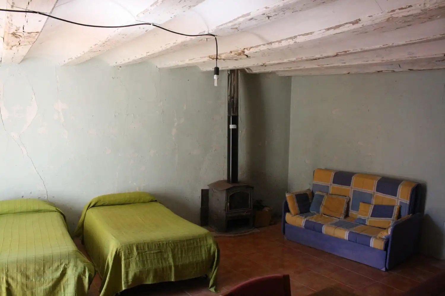 Sala d'estar de Finca rústica en venda en Camarillas amb Terrassa