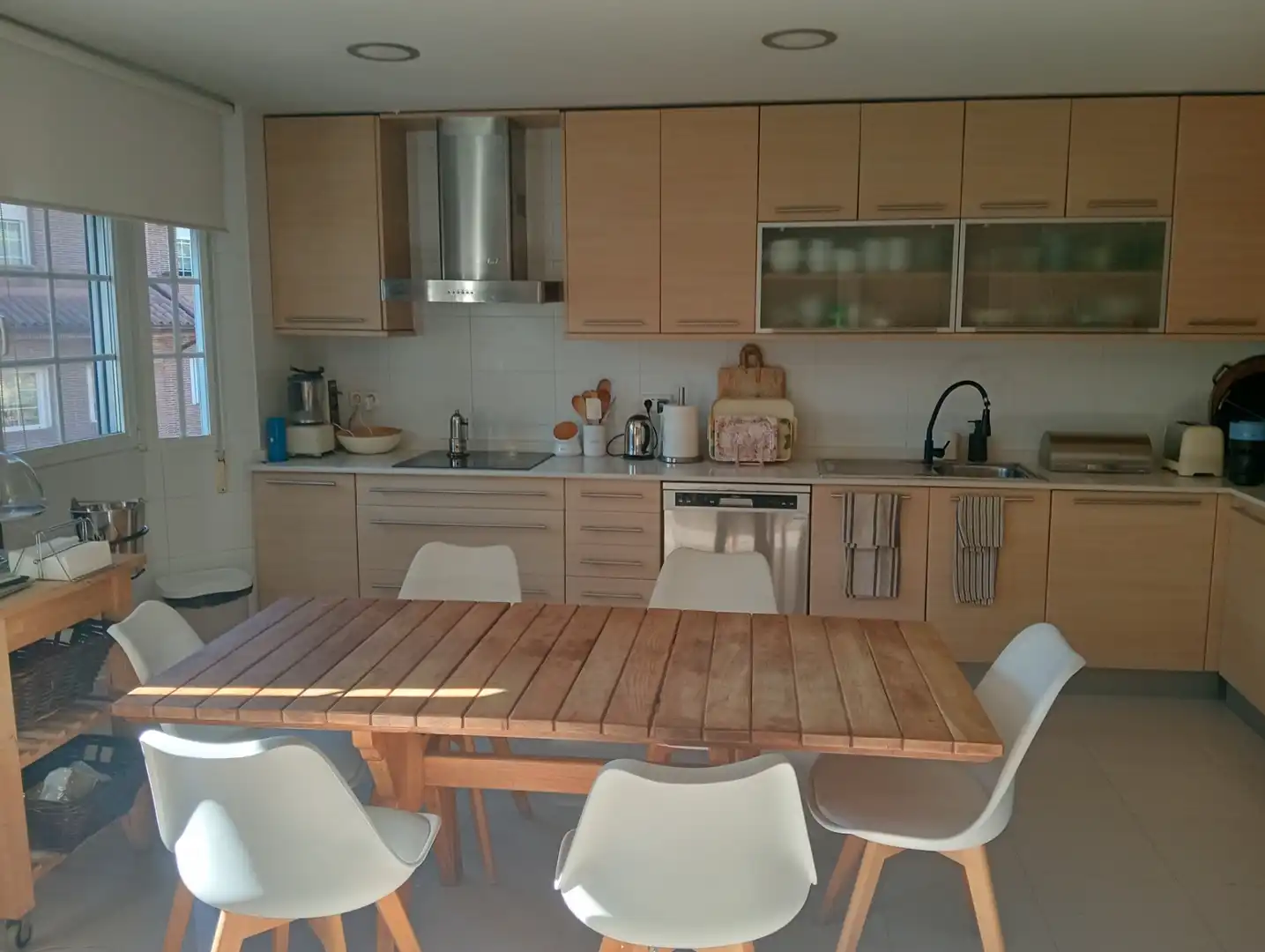 Cuina de Casa adosada en venda en Torrelodones amb Calefacció, Jardí privat i Parquet