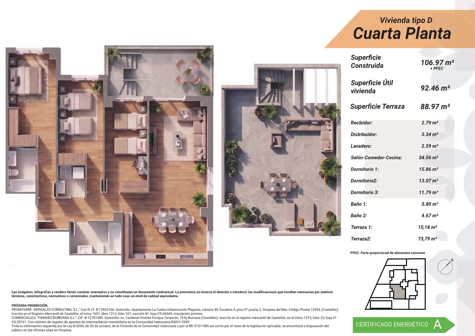 Ático en venta en Avinguda París, 4, Piscinas