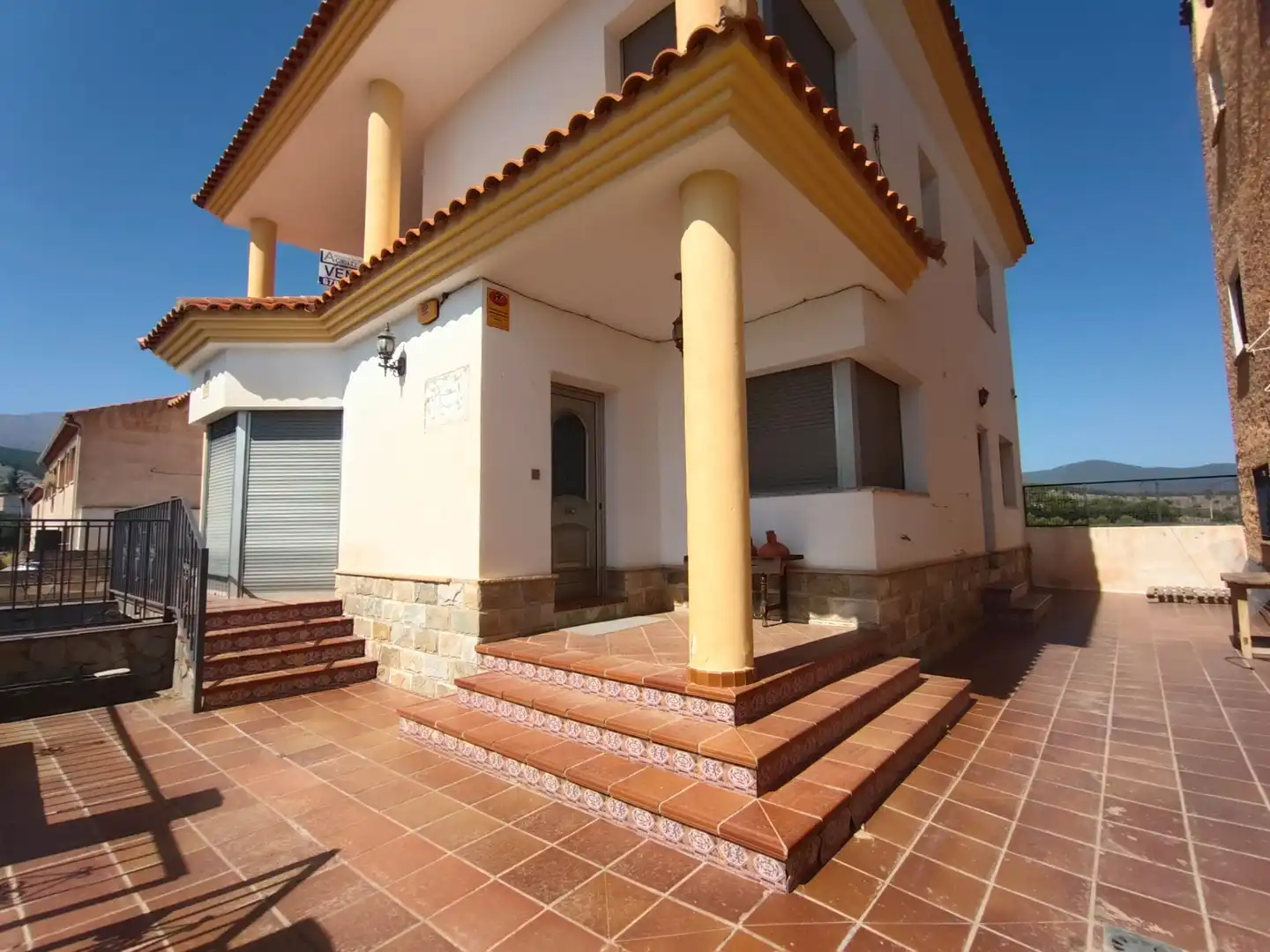 Exterior view of Houses for sale in Lanteira  with Heating, Terrace and Furnished