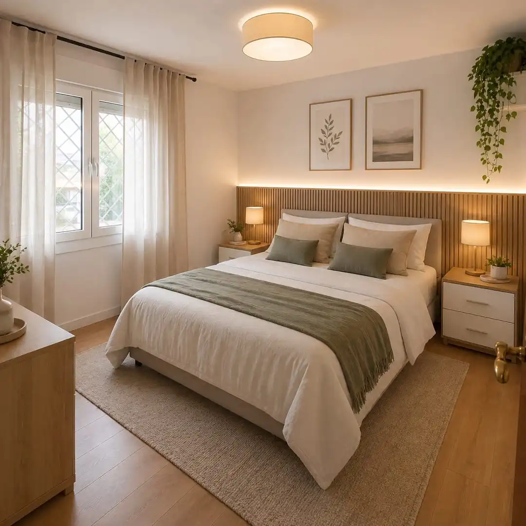 Dormitori de Casa o xalet en venda en Rubí amb Aire condicionat, Jardí privat i Terrassa