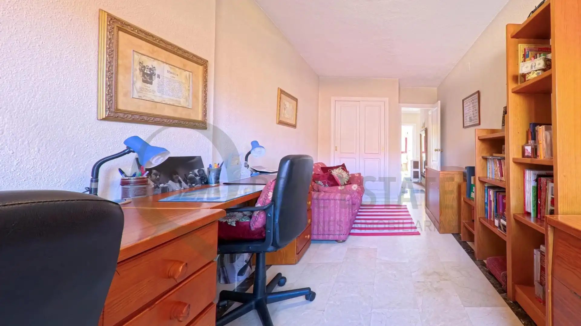 Dormitori de Casa adosada en venda en Alicante / Alacant amb Calefacció, Jardí privat i Terrassa