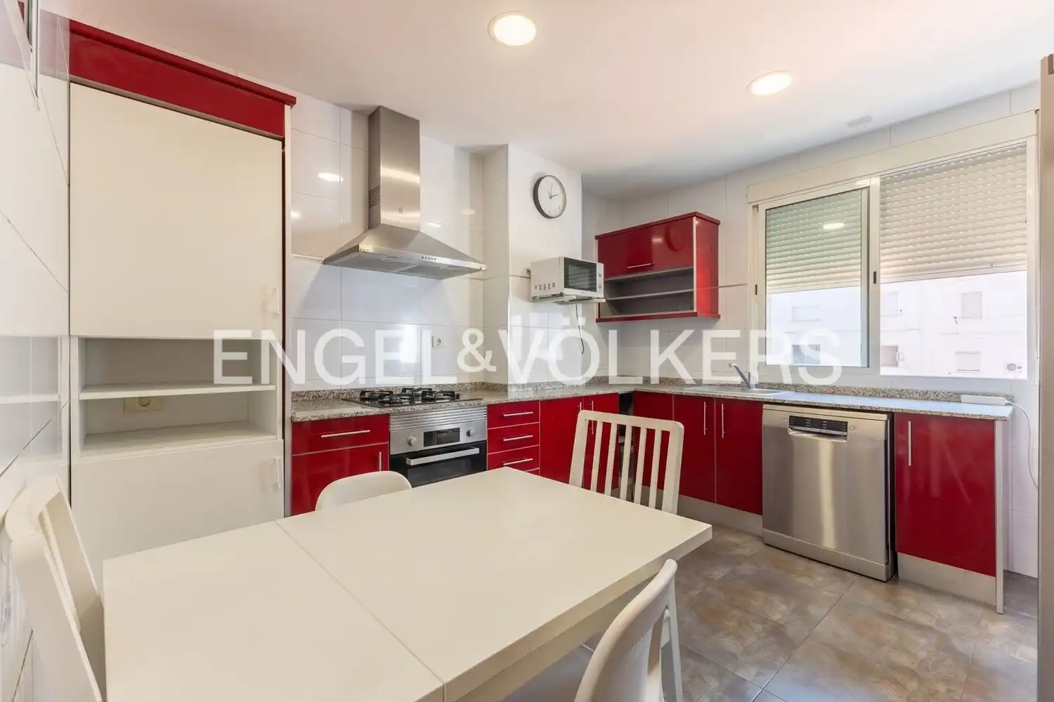 Kitchen of Flat for sale in Valencia  with Air Conditioner, Heating and Parquet flooring