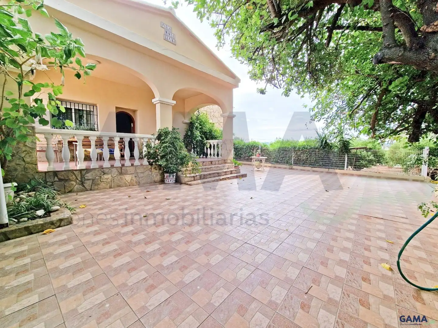 Terraza de Casa o chalet en venta en La Pobla Llarga con Aire acondicionado y Piscina