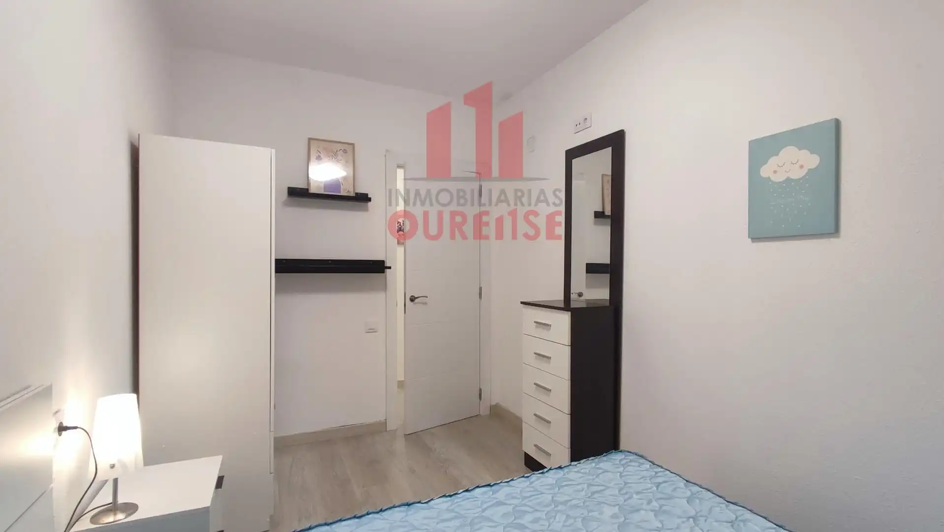 Schlafzimmer von Wohnung zur Miete in Ourense Capital  mit Heizung, Möbliert und Balkon