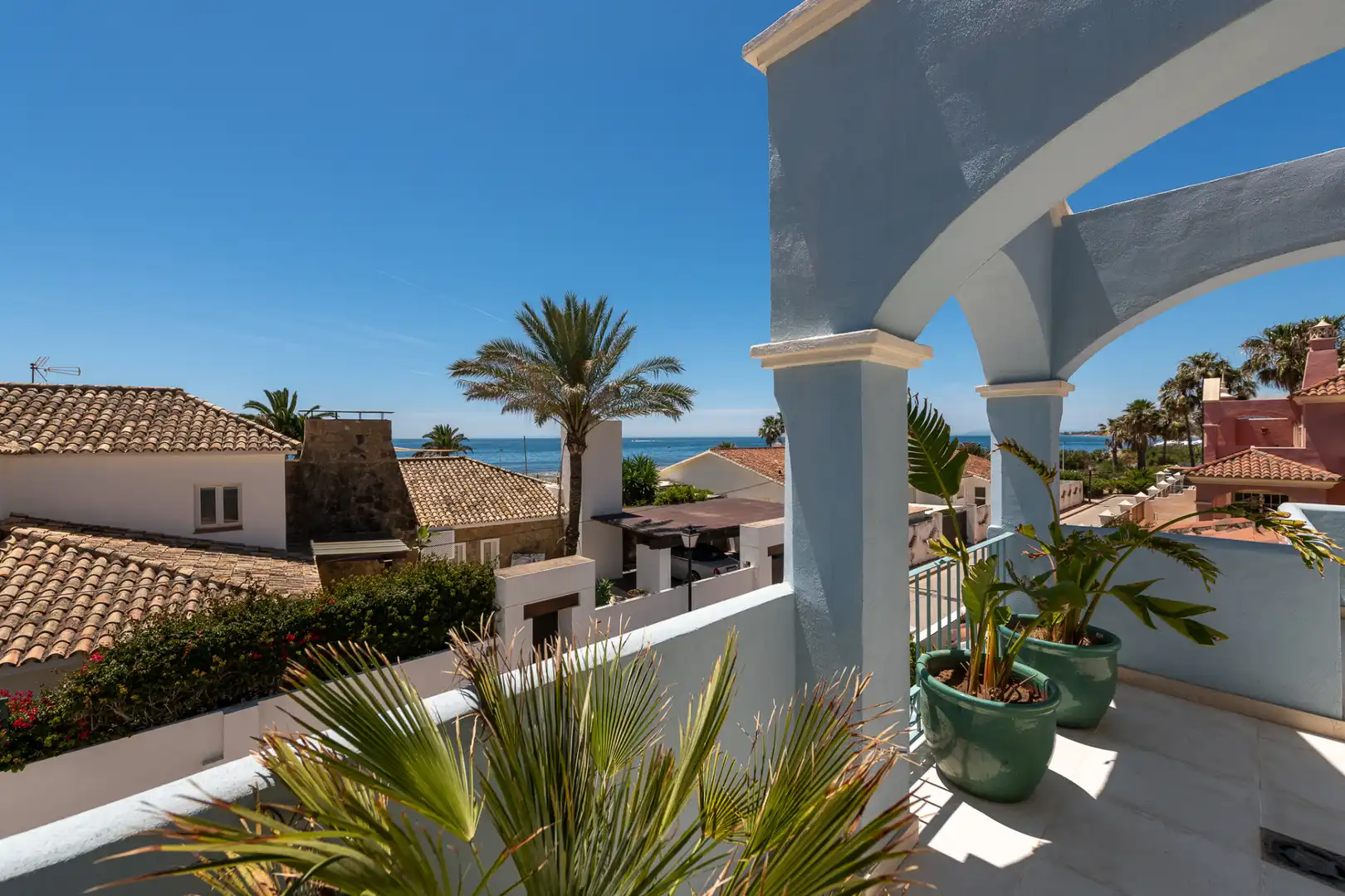 Terraza de Casa o chalet en venta en Marbella con Aire acondicionado, Calefacción y Jardín privado