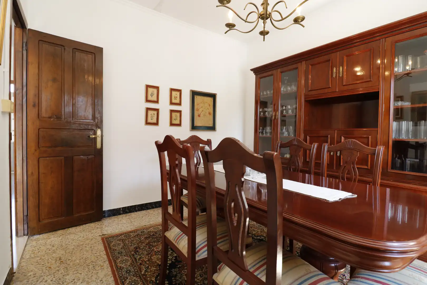 Comedor de Casa adosada en venta en Curtis con Calefacción, Jardín privado y Amueblado