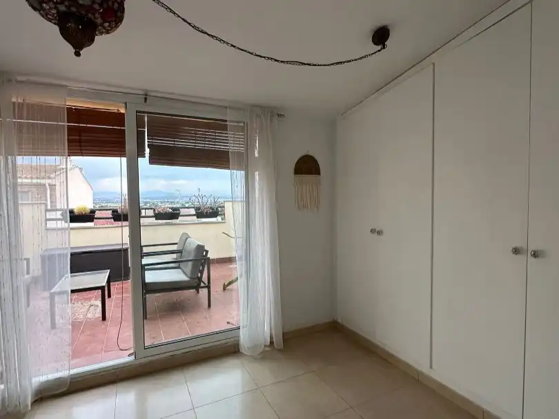 Terrasse von Dachboden zur Miete in Murcia mit Klimaanlage, Terrasse und Möbliert