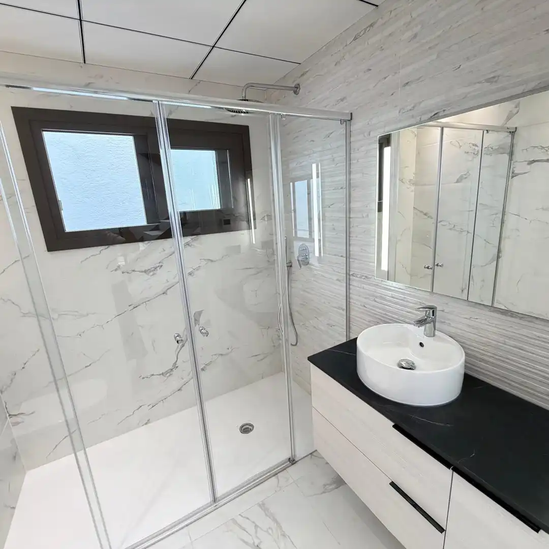 Baño de Casa o chalet en venta en Alcosser con Aire acondicionado, Piscina y Amueblado