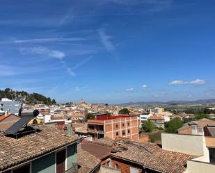 Exterior view of Single-family semi-detached for sale in Castelló de Rugat  with Air Conditioner, Terrace and Swimming Pool