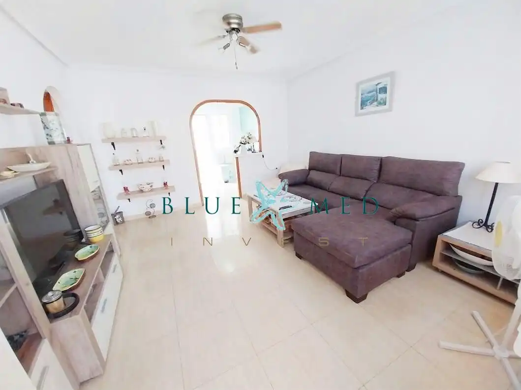 Sala d'estar de Casa o xalet en venda en Mazarrón amb Aire condicionat, Calefacció i Terrassa