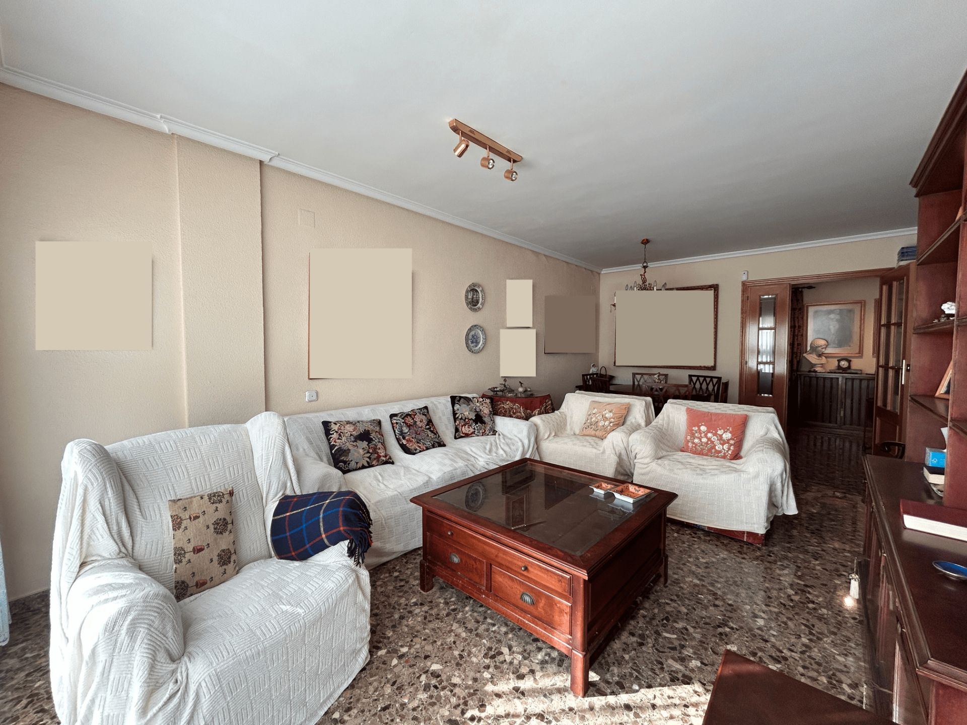 Sala d'estar de Pis en venda en Castellón de la Plana / Castelló de la Plana amb Calefacció, Terrassa i Traster