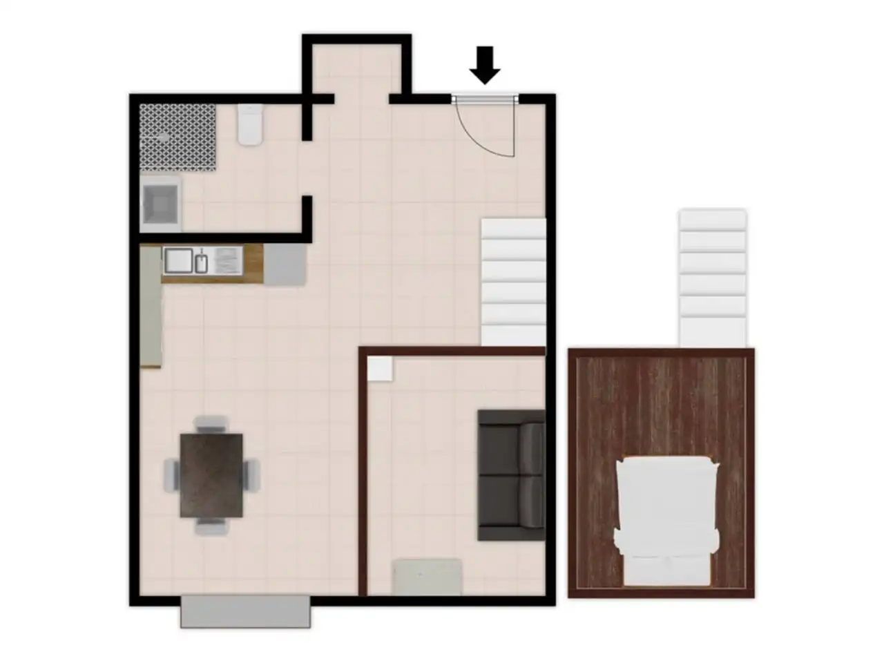 Flat with terrace for sale in Calle Monec, imagen 22