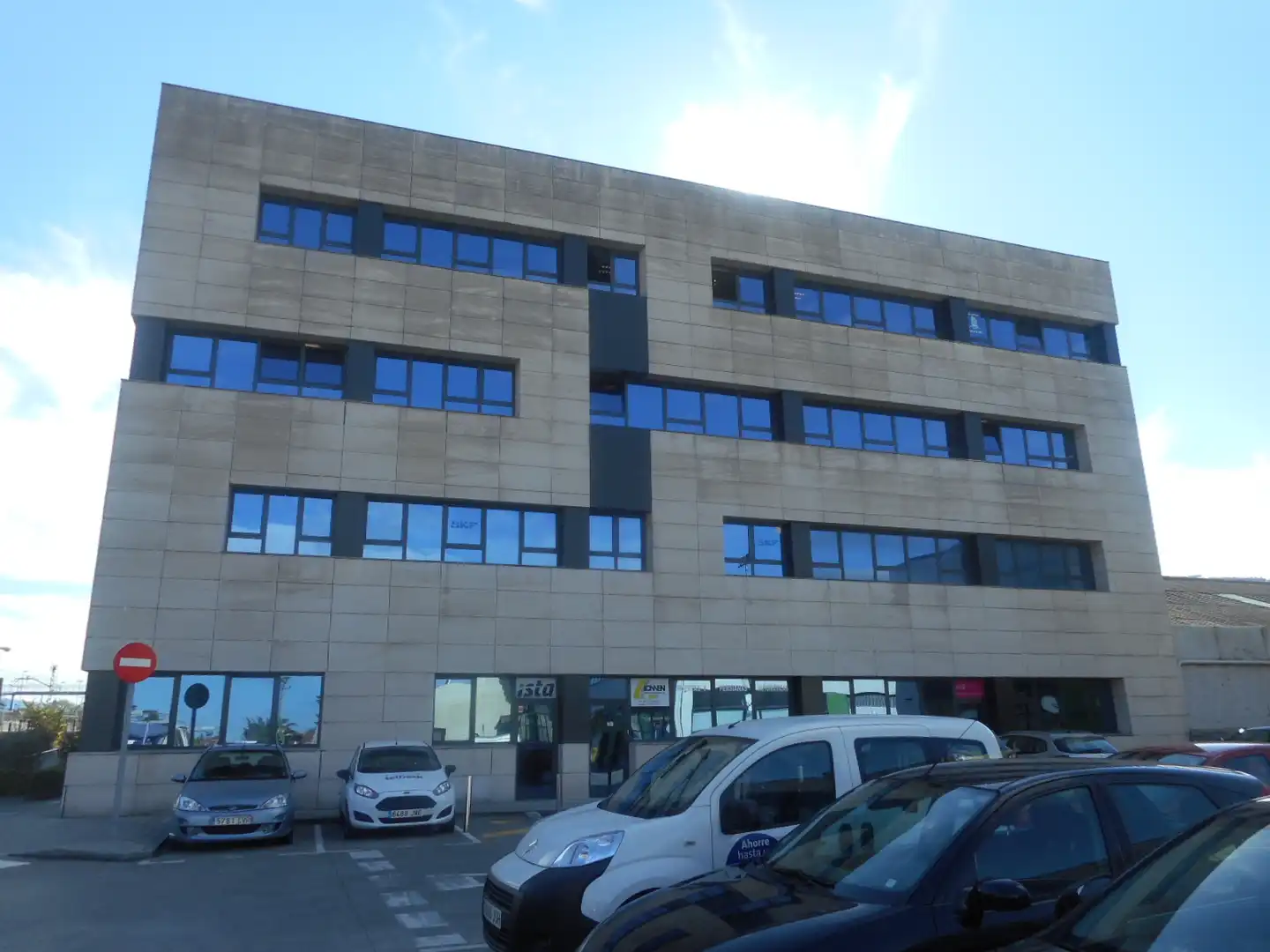 Exterior view of Office for sale in Zamudio  with Alarm