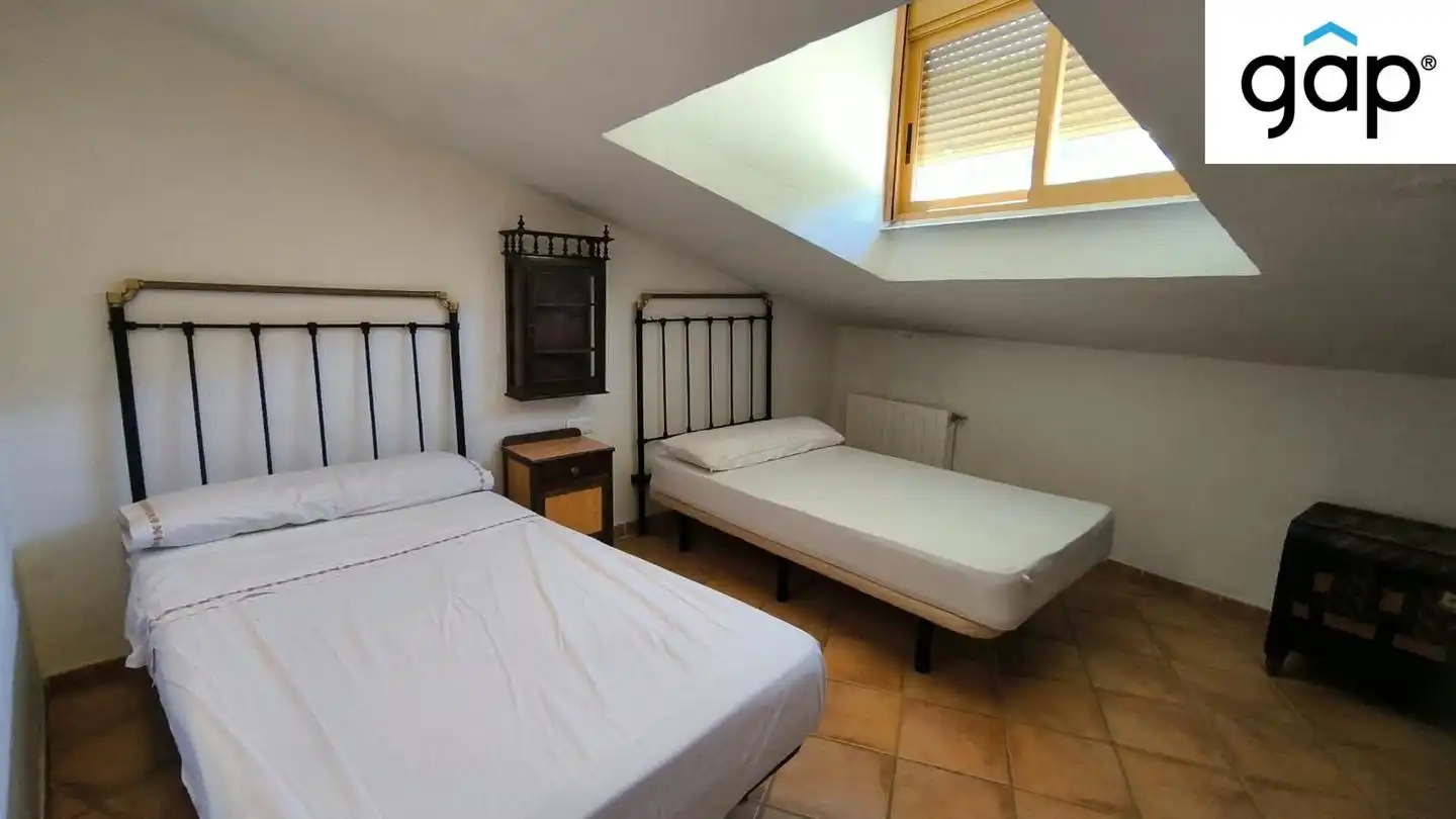 Bedroom of Houses for rent in Palomera  with Heating, Terrace and Furnished