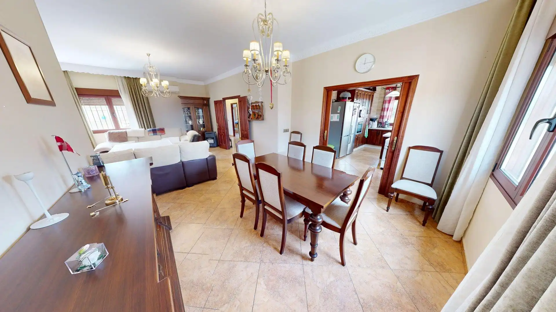 Dining room of Houses for sale in Colmenar  with Air Conditioner, Heating and Private garden