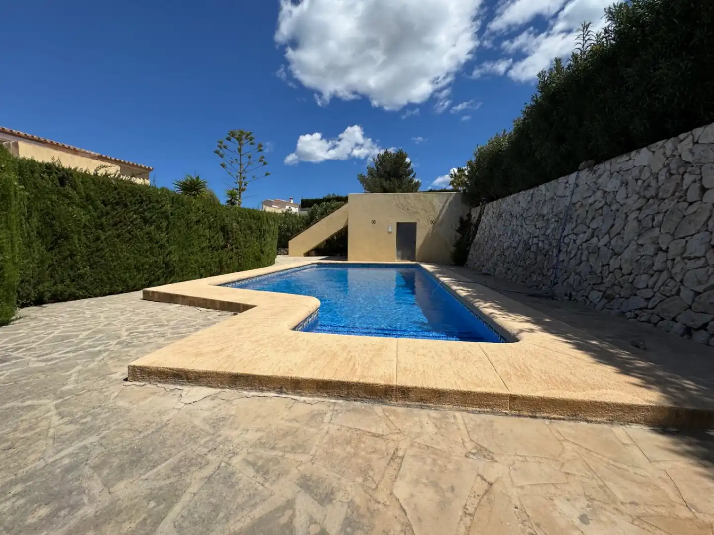 Piscina de Casa o chalet en venta en Benitachell / El Poble Nou de Benitatxell con Aire acondicionado, Calefacción y Jardín privado