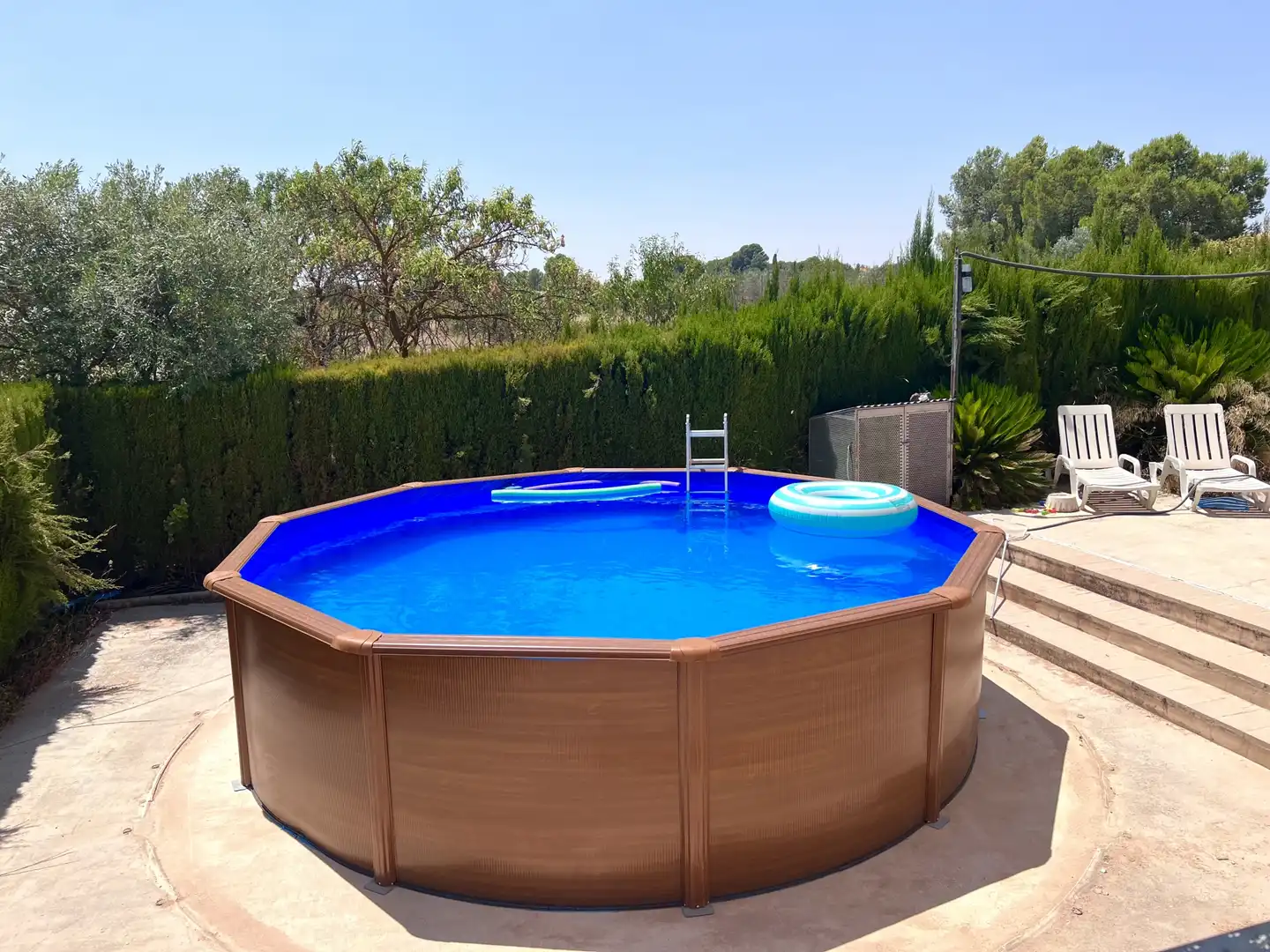 Piscina de Casa o xalet en venda en Caudete amb Terrassa