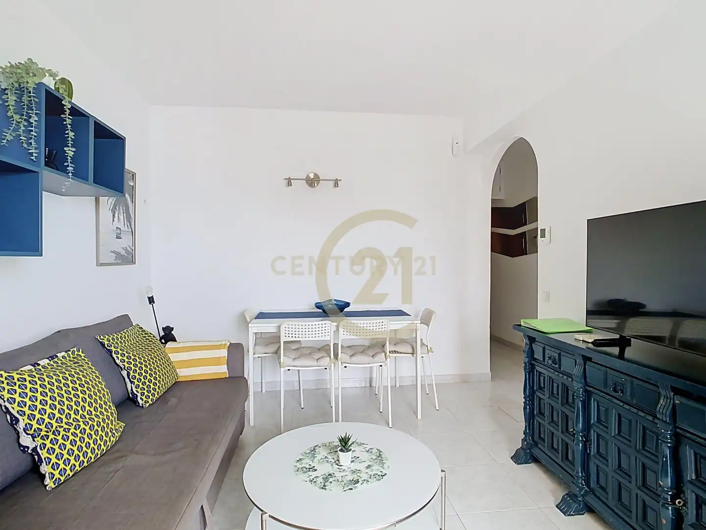 Sala d'estar de Apartament en venda en Benalmádena amb Aire condicionat