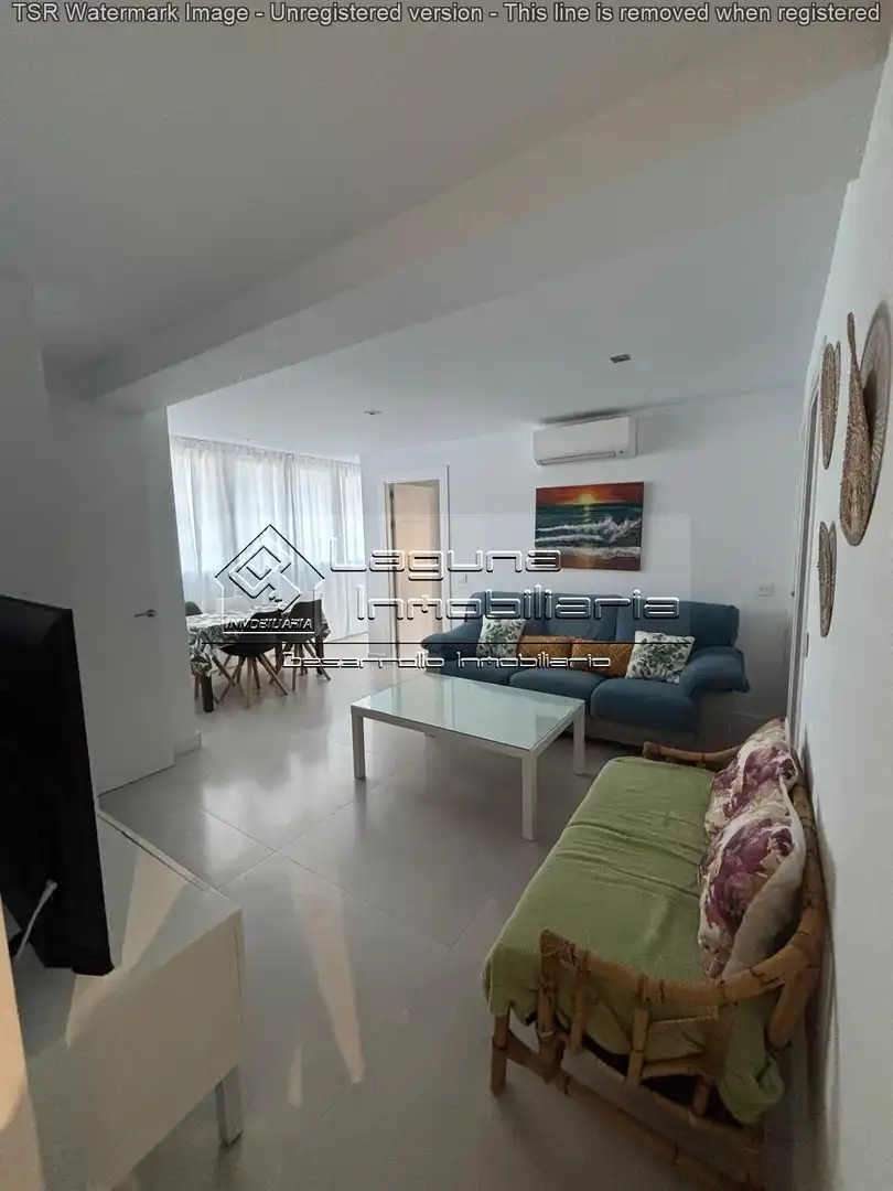 Wohnzimmer von Wohnung zur Miete in Cádiz mit Möbliert