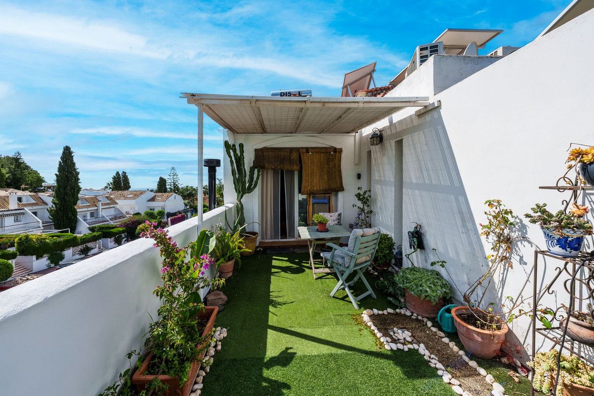 Terrace of Single-family semi-detached for sale in Marbella  with Terrace, Storage room and Swimming Pool