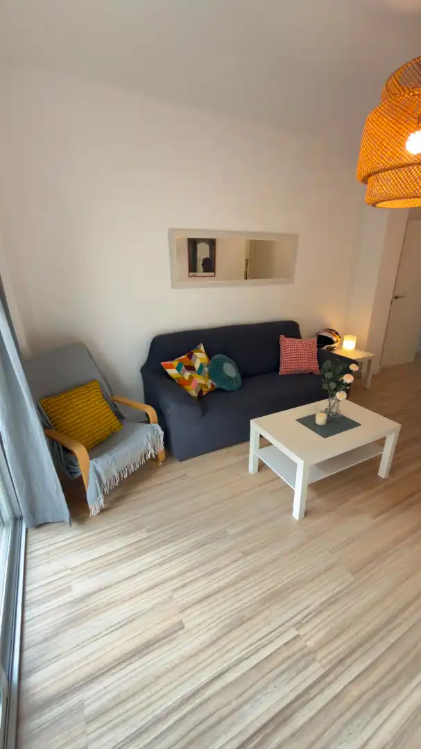 Sala de estar de Piso de alquiler en Granada con Aire acondicionado, Amueblado y Lavadora
