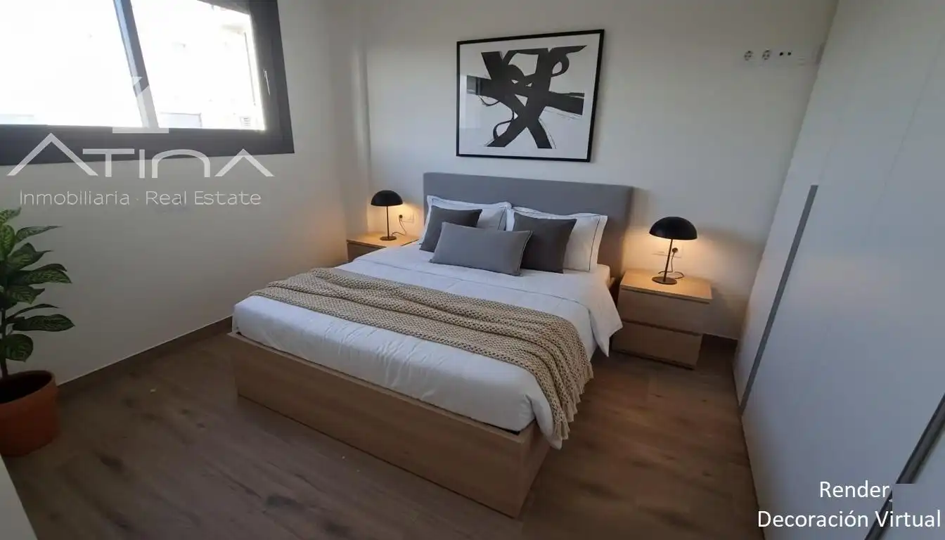 Habitación de Ático en venta en Daimús con Aire acondicionado, Jardín privado y Terraza