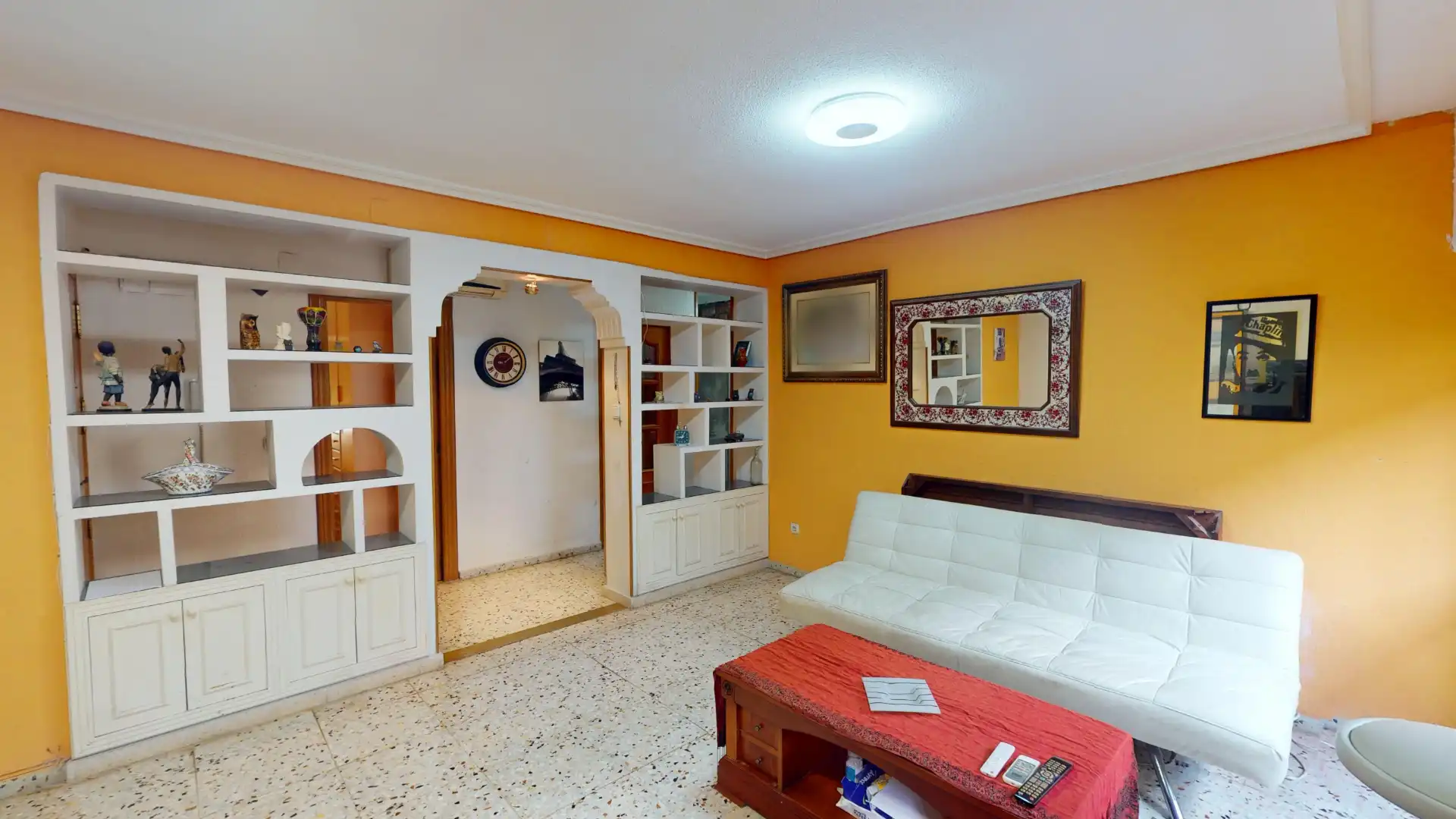 Sala de estar de Piso en venta en Alicante / Alacant con Amueblado
