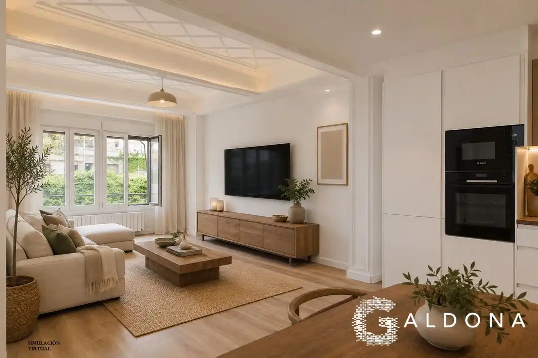 Living room of Flat for sale in Donostia - San Sebastián   with Heating