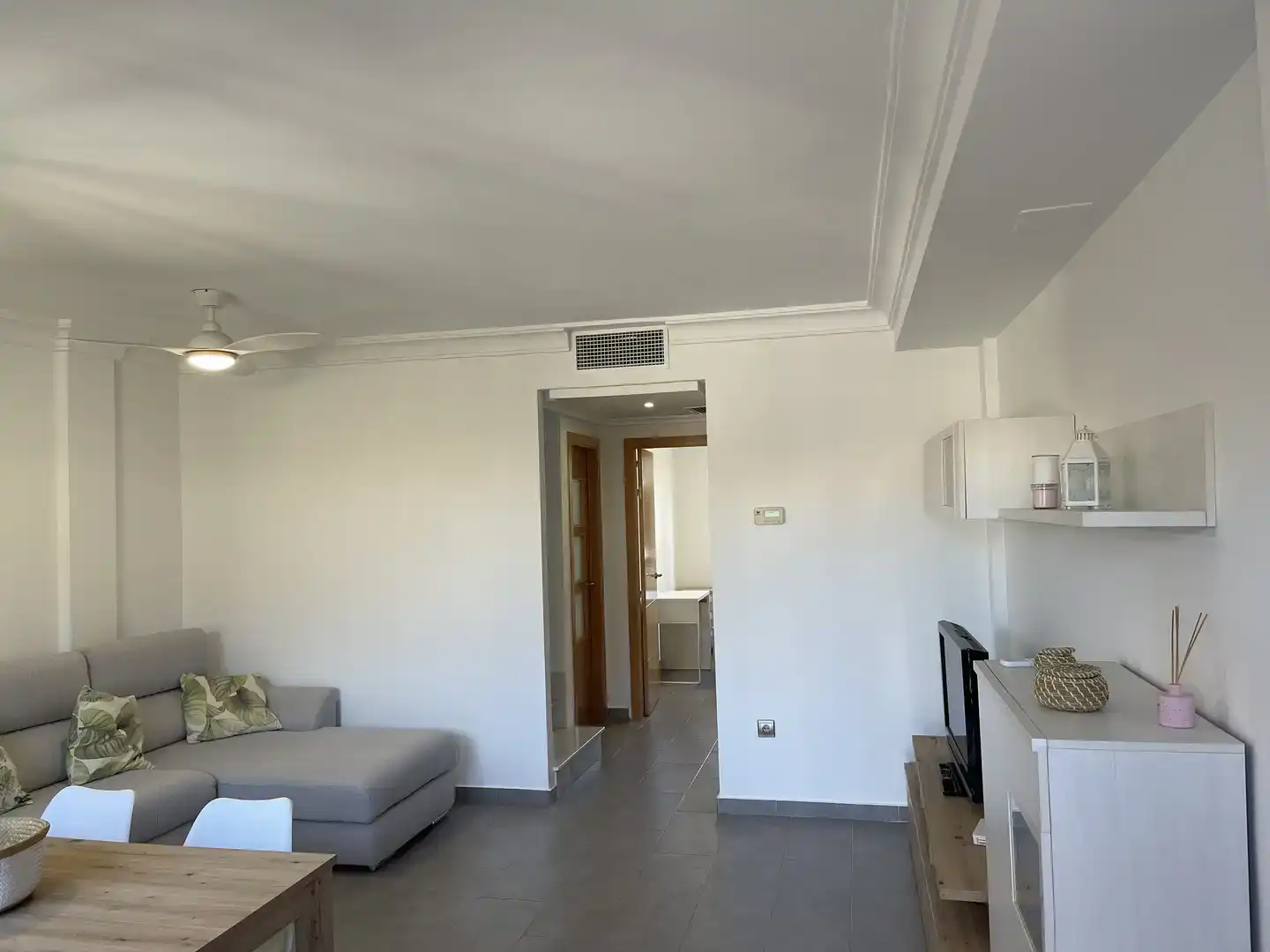 Living room of Flat for sale in Pilar de la Horadada  with Private garden, Swimming Pool and Furnished