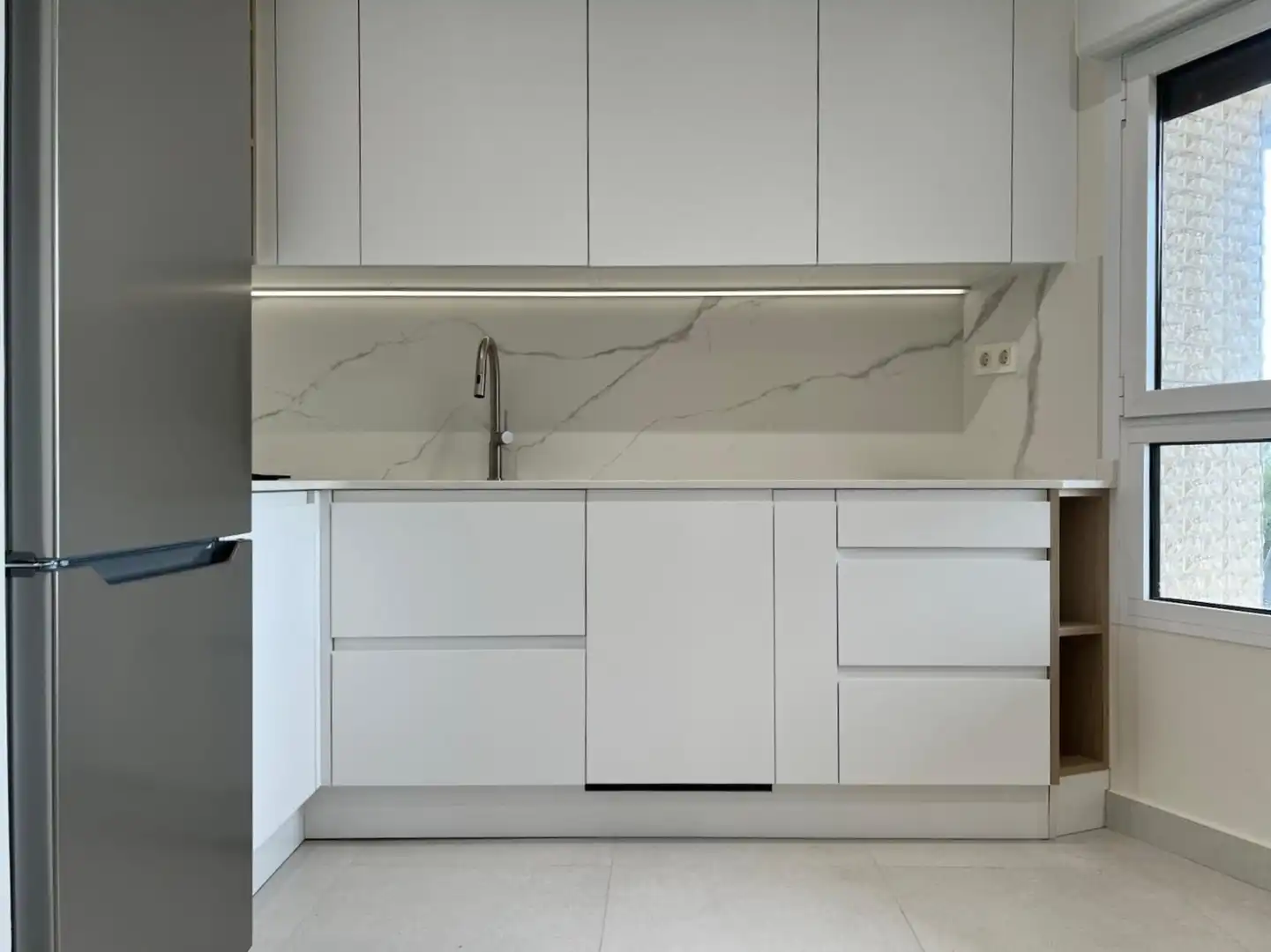 Küche von Wohnung zur Miete in Gijón  mit Heizung und Möbliert