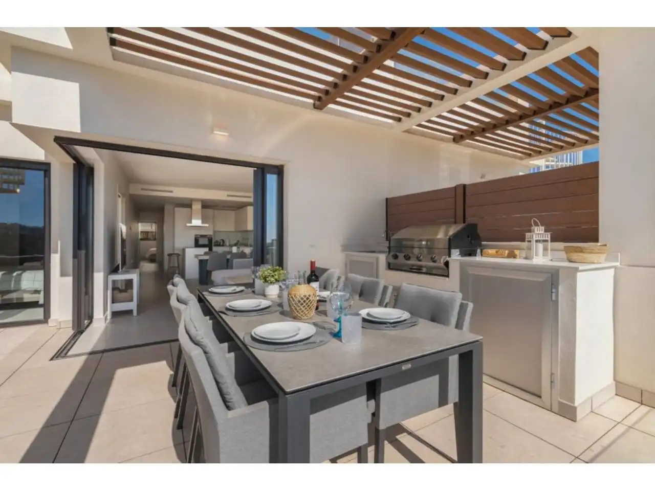 Terraza de Ático en venta en Mijas con Aire acondicionado, Terraza y Trastero