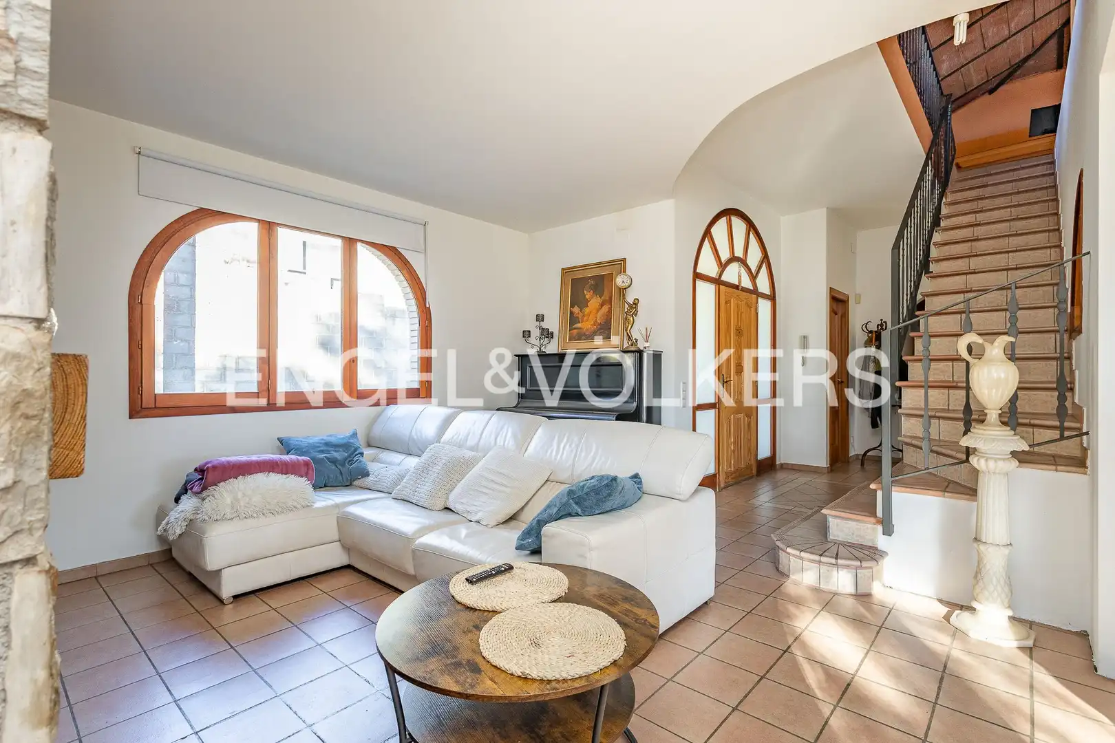 Sala de estar de Casa o chalet en venta en Caldes de Montbui con Calefacción, Jardín privado y Terraza