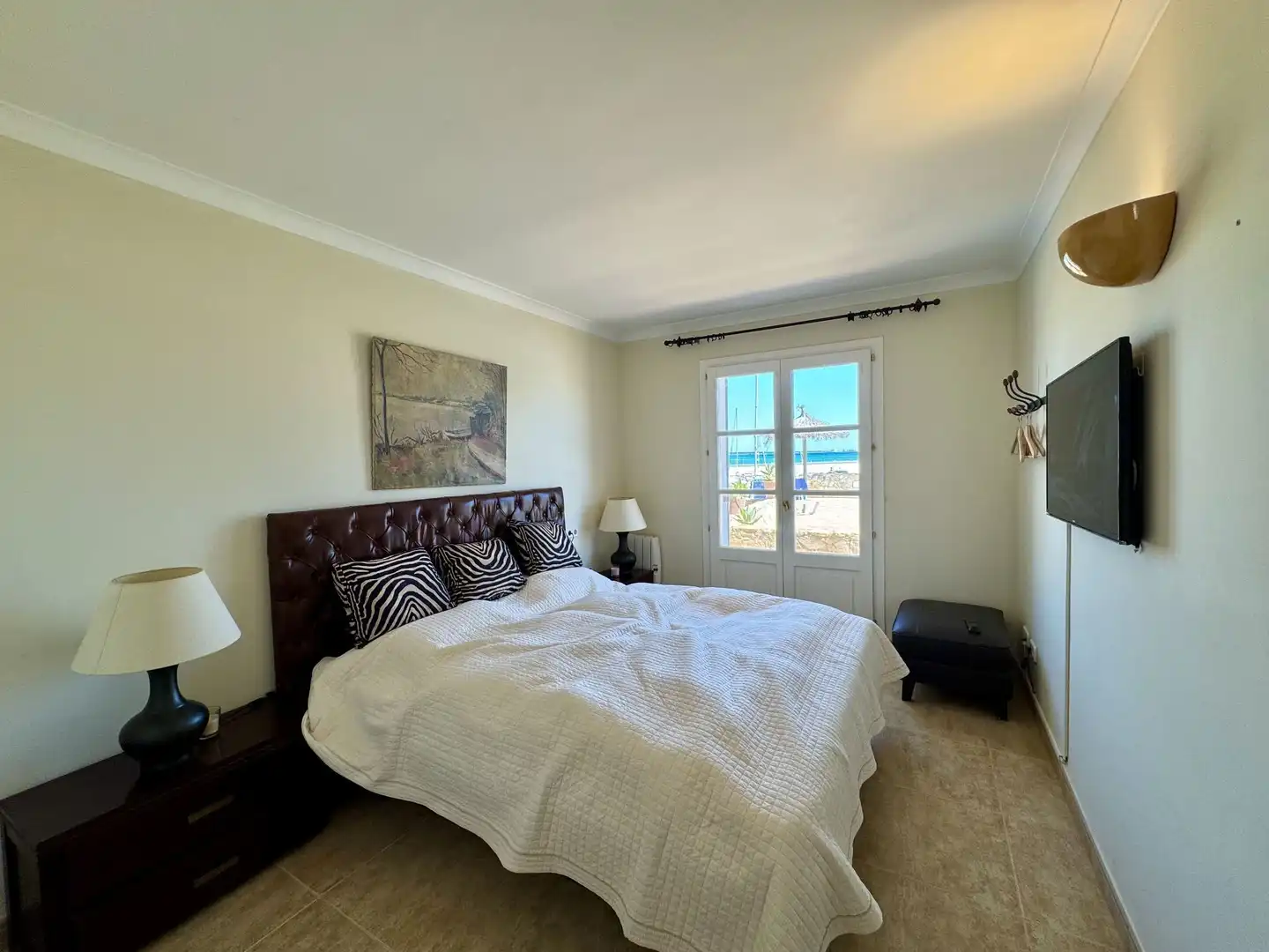 Habitación de Apartamento de alquiler en Campos con Aire acondicionado, Calefacción y Terraza