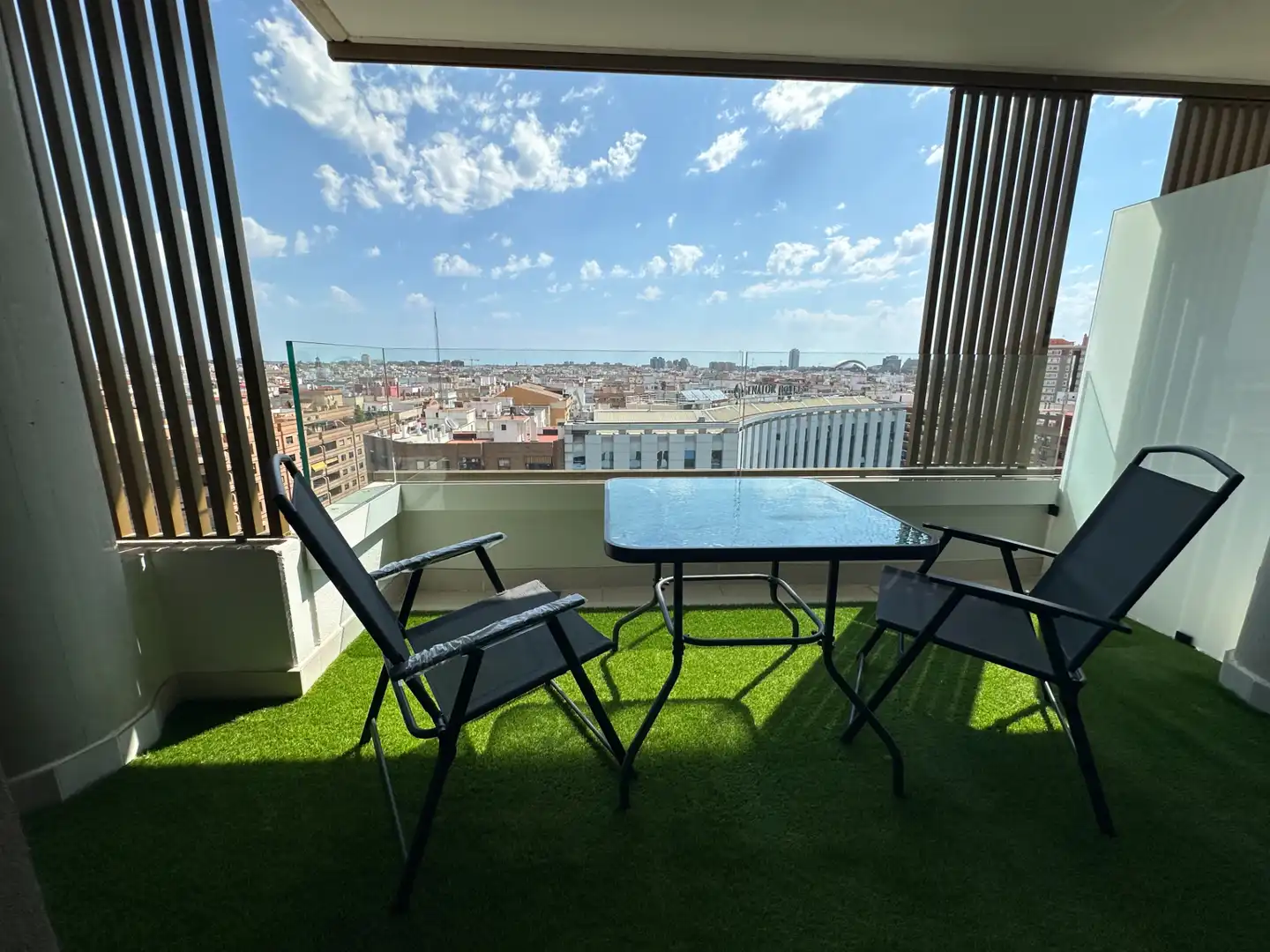 Terraza de Piso de alquiler en Valencia con Aire acondicionado, Calefacción y Jardín privado
