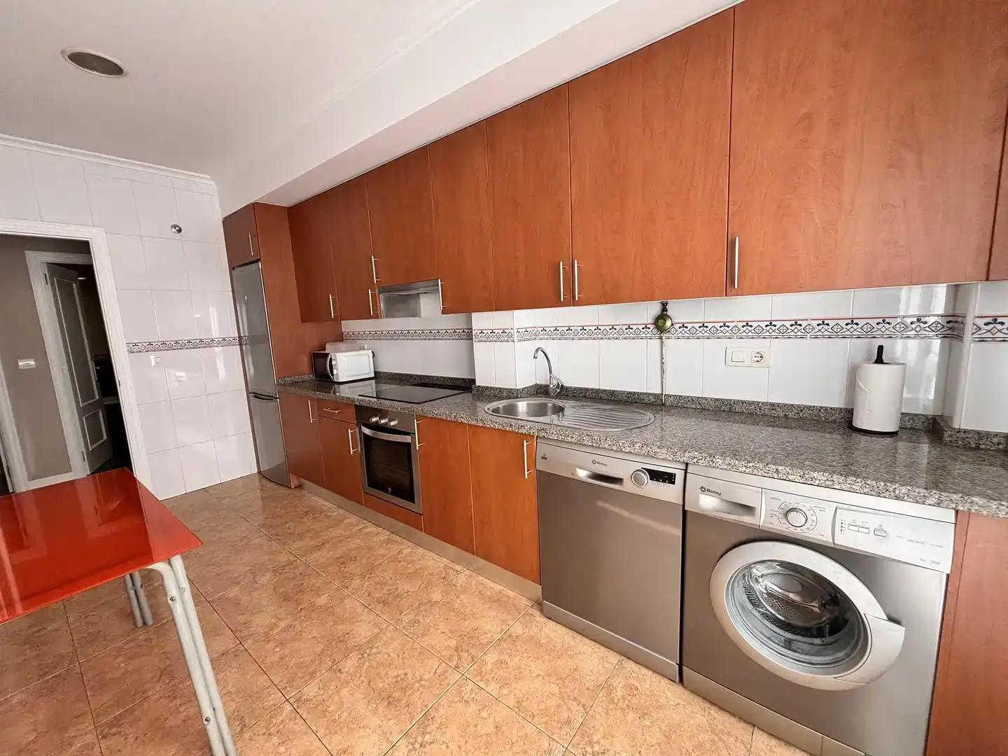 Küche von Wohnung zur Miete in Parres mit Parkett, Möbliert und Balkon