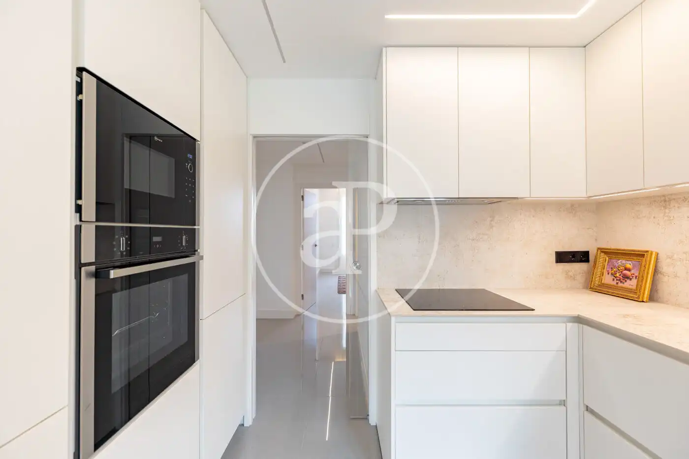 Kitchen of Flat for rent in Barcelona  with Air Conditioner, Heating and Terrace